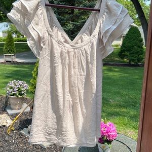 Hundred percent silk top